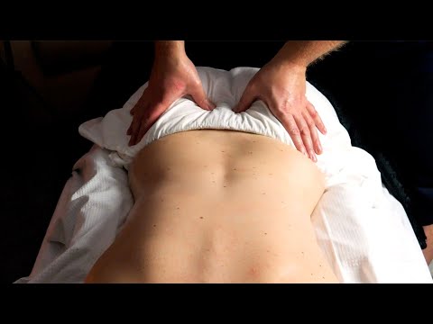 Lower Back & Glute Massage to Ease lower Back Pain & Sciatica [ASMR][No Talking]