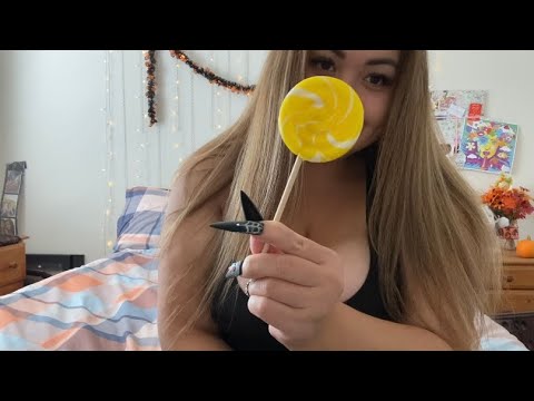 ASMR LOLLIPOP LICKING | WET MOUTH SOUNDS | NO TALKING