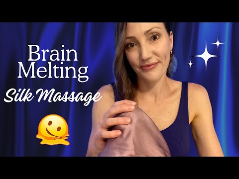 ASMR Massage TINGLY ✨ Silk Microphone Cover | NO Talking 🤫 Study 📚 Relax 😌 Sleep 😴