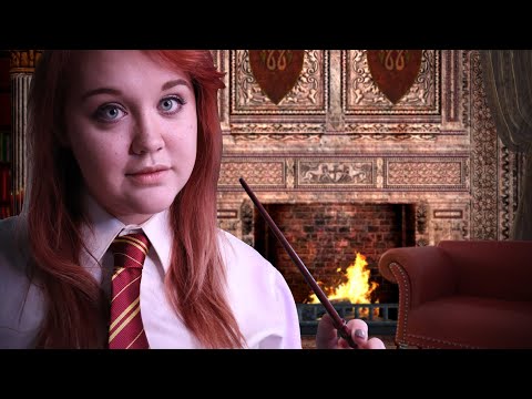 Harry Potter ASMR | Ginny Cleans You Up in the Gryffindor Common Room