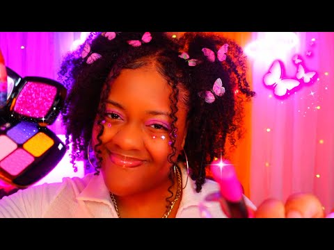 ASMR 🌺✨Doing Your Makeup With Fake Products💄🎀✨(Layered Sounds, Shady/Rude Makeup Role-Play 🙄)