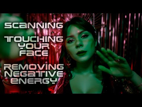 ASMR Space Witch 💎 Scanning, Touching Your Face, Removing Negative Energy 💎 Layered Sounds, Sci Fi