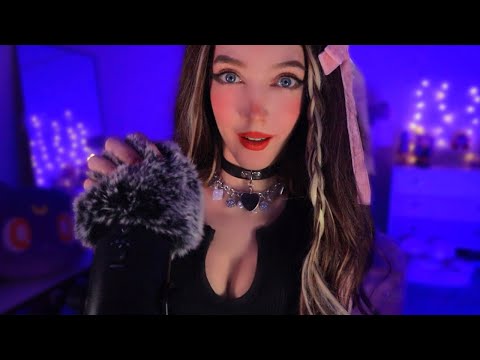 ASMR Fluffy Mic Massage 💘 Mic Scratching, Kisses, Soft Whispers