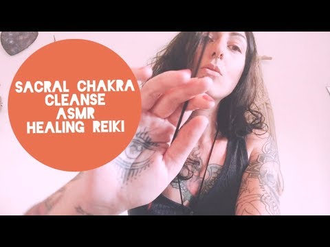 CHAKRA BALANCING ASMR. Sacral Chakra Cleanse. Healing Distance Reiki. Affirmations. Whispers.