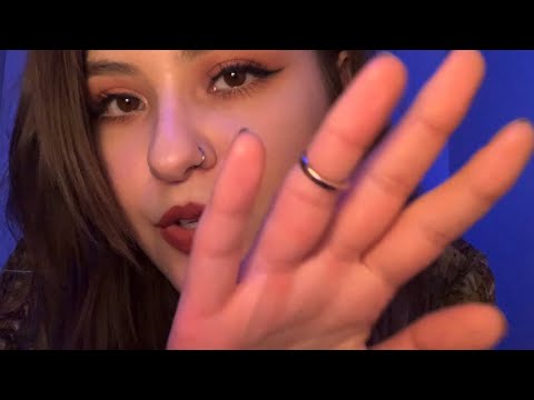 [asmr] I read my Sad Girl™️ poetry to you 😢 (up close whispering, hand movements)