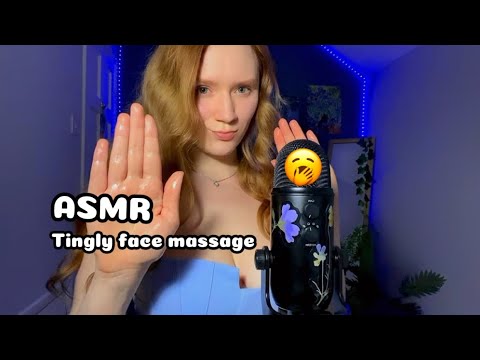 ASMR Tingly face massage🧖‍♀️(layered sound)
