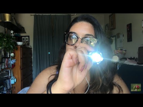 asmr! checkup: you hit your head 👩🏽‍⚕️  (light triggers, doctor rp, follow the light)