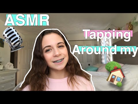 ASMR| tapping/ scratching around my house 🏡