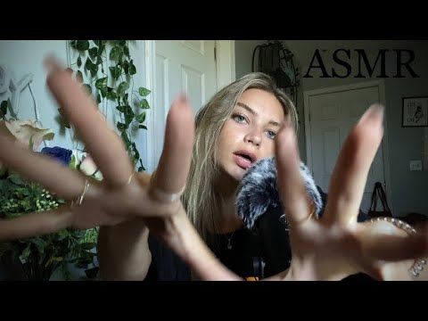 Repeating My Intro (whispering, hand movements, mic triggers) | ASMR