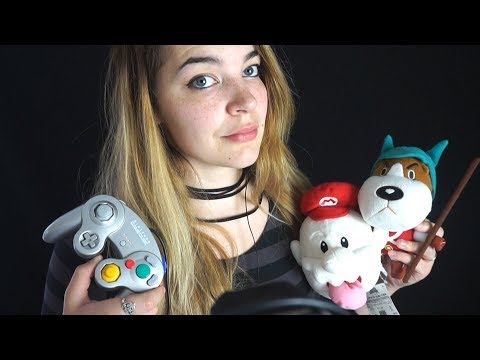 ASMR My Favourite Video Games | Nintendo Merch, Controllers, Soft Spoken [Geeky Tingles Series]