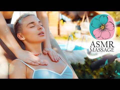 ASMR Outdoor Neck, Shoulders & Foot Massage by Anna