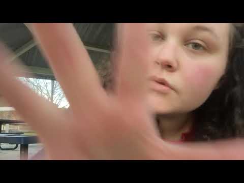 asmr outside 🌞 fast & aggressive hand sounds/movements (jacket sounds)