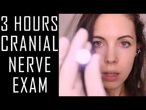 ASMR - 3 Hour Cranial Nerve Exam - Personal Attention, Eye Check, Face Exam, Ear Exam