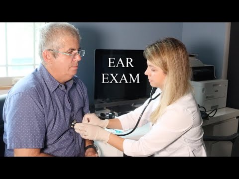 Real Person ASMR Ear Exam & Cleaning (q-tip, lights, gloves) Soft Spoken Roleplay with my DAD