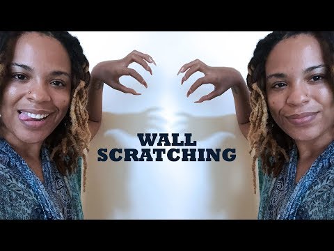 CRINGEY ASMR? Scratching + Tapping on Concrete Walls with Long Nails - Creepy Hands 🙃