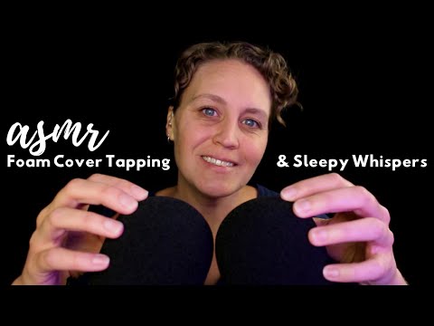 ASMR Foam Cover Tapping & Whispering you to Sleep | Shhh, You're Ok, Go to Sleep