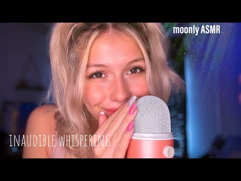 ASMR-inaudible whispering🌛(mouthsounds,clicky,unintelligible…)