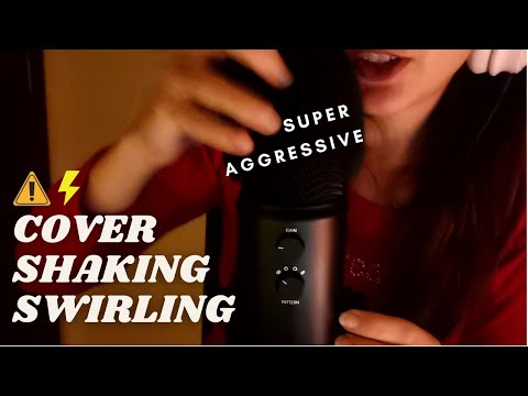 ASMR - Extremely FAST MIC COVER SHAKING, SWIRLING, PUMPING, Rubbing and SCRATCHING 🤤