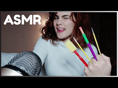 [ASMR] Brushing, Tapping & Crinkling | Relaxing Triggers