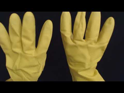 ASMR Request ~ Wearing/Handling Rubber Gloves (Soft Spoken Intro)
