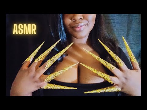ASMR | Long Claw Nails (Tapping, Shirt scratching, mic scratching, Camera tapping)