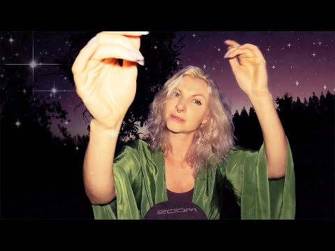 Twilight Whispers: Outdoor Sunset ASMR with Crickets, Hand Movements & Mouth Sounds into Darkness