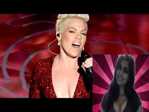 Pink Performs Emotional "Somewhere Over The Rainbow" Oscars 2014 Video Review