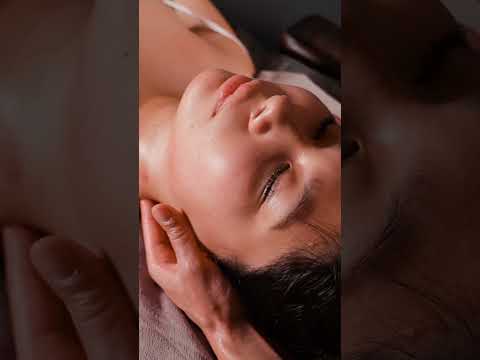ASMR relaxing massage of neck line and décolleté for a beautiful girl Ksenia #asmr