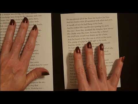 ASMR | Repeatedly Reading a Christmas Poem (Whispered & Soft Spoken)