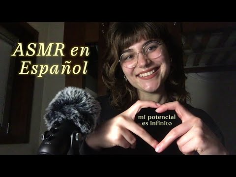 ASMR 🇪🇦 afirmaciones positivas en español | positive affirmations in Spanish