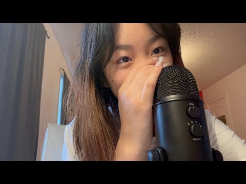 ASMR Inaudible Trigger Words + Mouth Sounds! 🌊✨☁️(Custom Video)