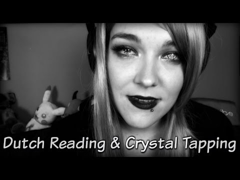 ☆★ASMR★☆ Dutch Reading & Crystal Tapping | Update&Tad #26