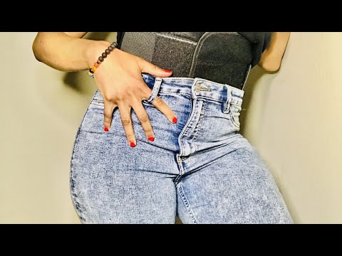 {ASMR} Blue Mom Jeans ✨ EXTREME Scratching Sounds 💤 Anxiety Reliever