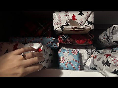 Lofi ASMR | Tapping on presents!🎁 (whispering & phone tapping)