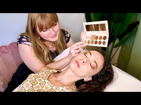 ASMR Skincare & Makeup with @ilovekatieasmr | Real Person Roleplay | Soft City Ambience for Sleep