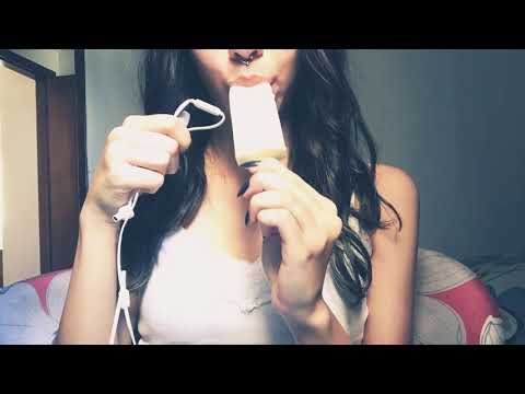Lime Popsicle ASMR 🍋 - Sucking and licking