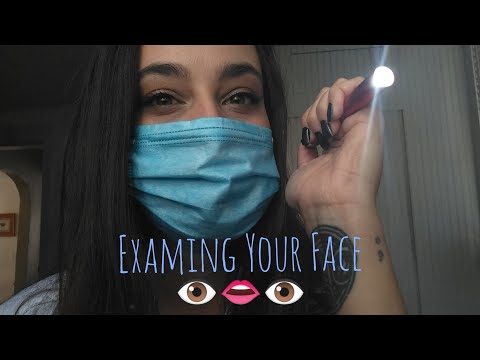 ASMR Face Exam Doctor Roleplay | Personal Attention, Gloves
