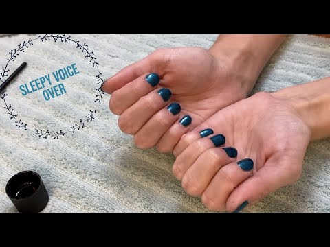 [ASMR] Doing My Nails - Cut, File & Paint