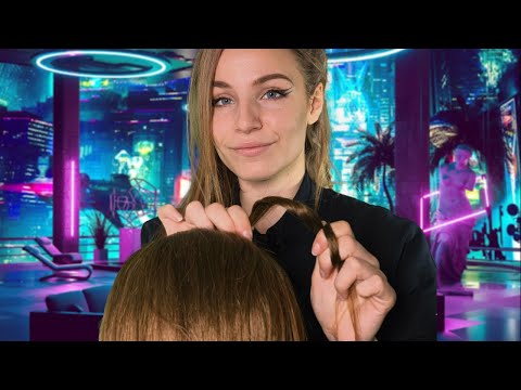 ASMR Futuristic Doctor Gives You Scalp Exam and Treatment | Gloves | Whispering and Soft Speaking