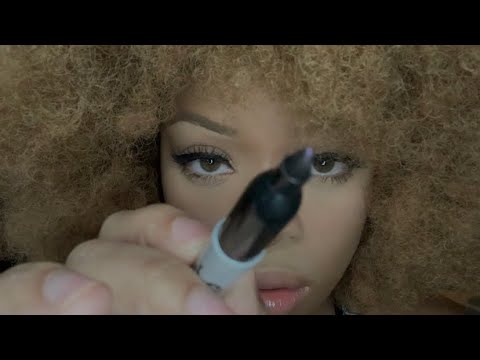 ASMR Drawing on your face