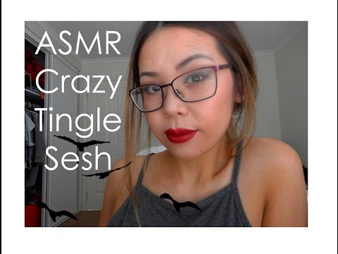 ASMR Gum Chewing W/ crayBIRD SOUNDS and white noise + other triGGERz