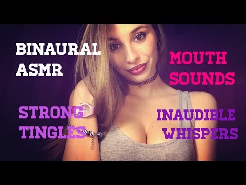 ASMR Unintelligible Gibberish & Mouth Sounds | BINAURAL CLOSE UP