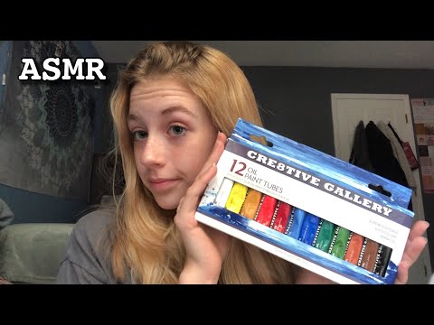 ASMR~ fast tapping on art supplies | no talking
