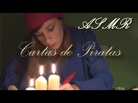 ASMR español Cartas de Piratas con Somni Cabal /Soft spoken