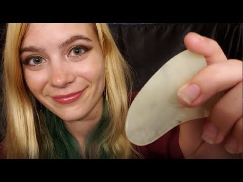ASMR Gua Sha Facial Treatment | Soft Spoken/Whispered Personal Attention RP