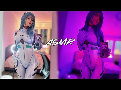 ASMR | Rei Ayanami relaxing you 💙 Cosplay Role Play
