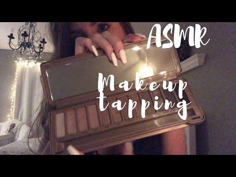 asmr tapping on makeup ♡