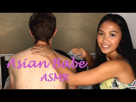 ASMR Soft Tickle Back Massage and Arms! (TINGLES GALORE!😁)