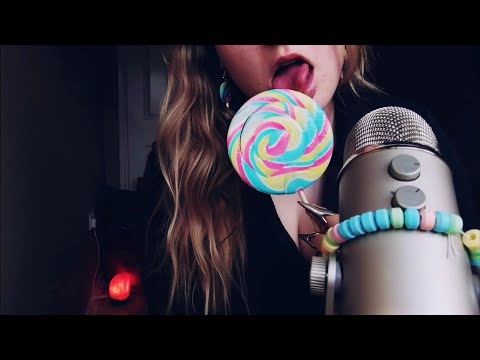 ASMR Giant Swirl Lollipop | Pure Mouth/Licking Sounds