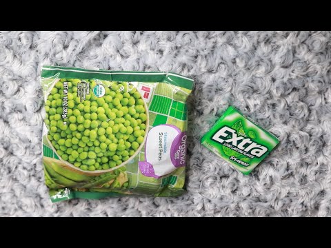 EXTRA GUM CHEWING SOUNDS ASMR FROZEN FOOD BAG TRIGGERS